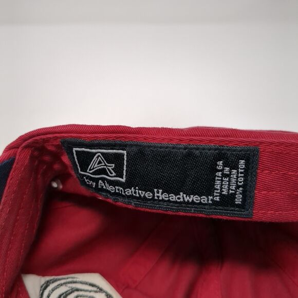 Grand Traghee Slideback Hat Red OS Adjustable Embroidered Alternative Headwear - Picture 9 of 9